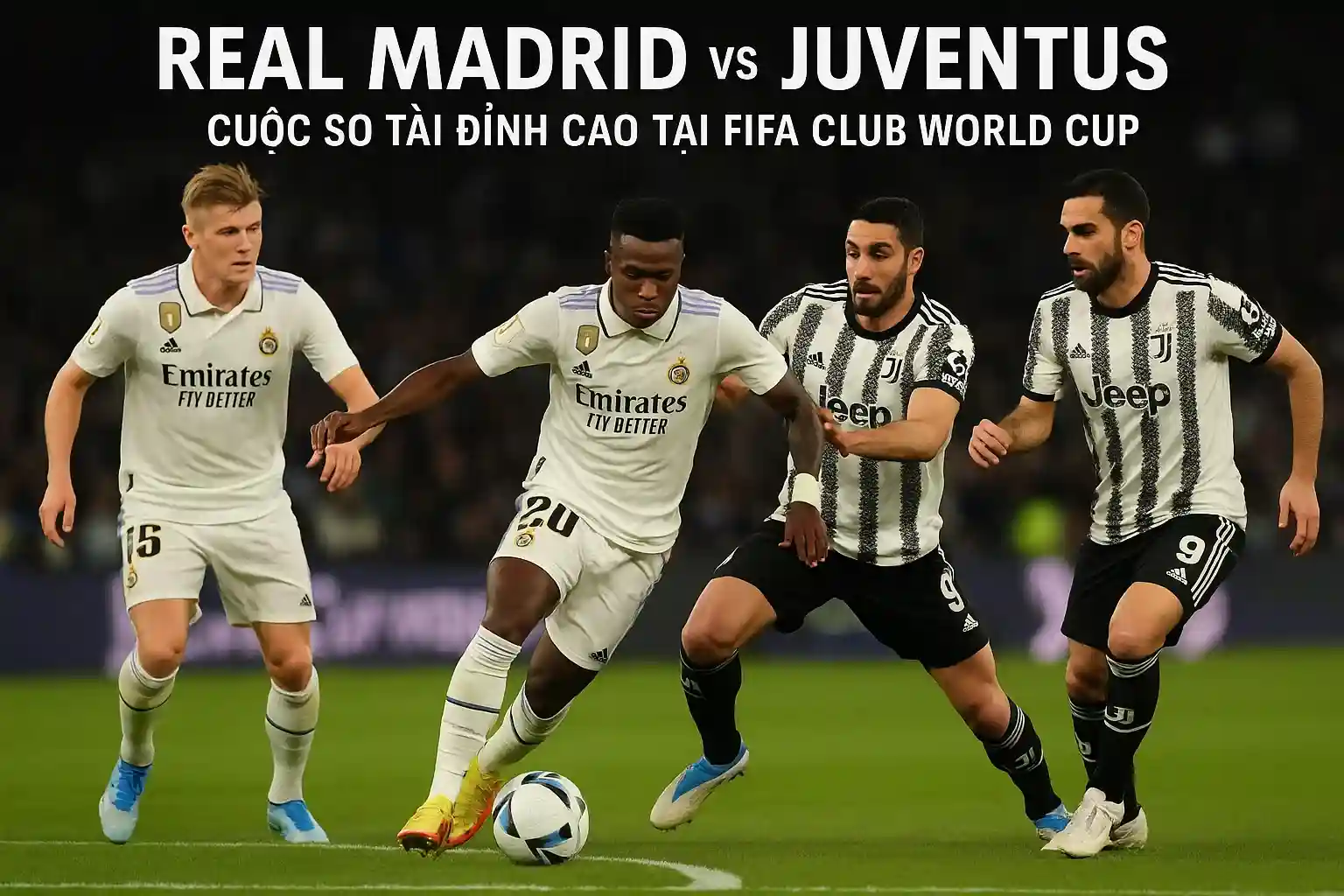Link trực tiếp bóng đá 02/07 Real Madrid vs Juventus